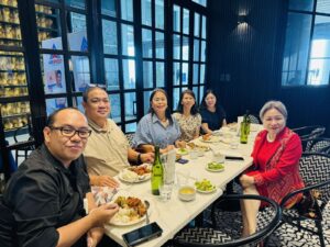 Airspeed Chairperson and President Rosemarie P. Rafael with media guest